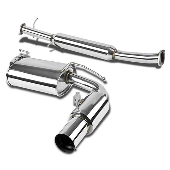 DNA Motoring 3.5" Muffler Tip Stainless Steel Exhaust Cat-Back For 90-97 Mazda Miata MX5 NA