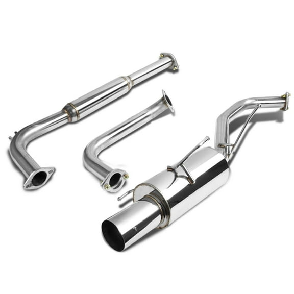 DNA Motoring Catback Exhaust System 4" Tip Muffler for 2000-2003 Nissan Maxima A33 V6