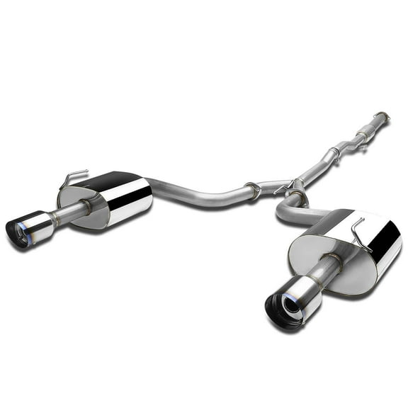 DNA Motoring 4" Burnt Muffler Tip Racing Catback Exhaust For 2009-2015 Nissan Maxima 3.5L V6