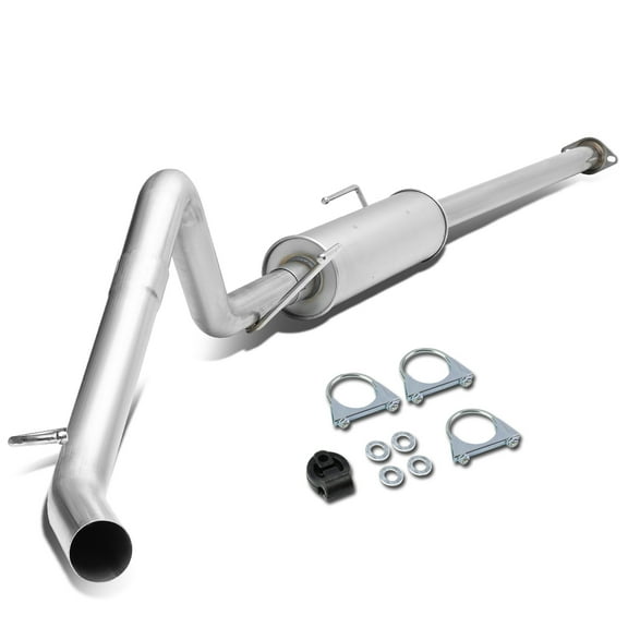 DNA Motoring CBE-TTAC05-40L For 2005 to 2015 Tacoma 4.0L 2.5" Muffler Catback Exhaust System 06 07 08 09 10 11 12 13 14