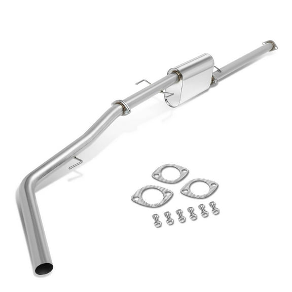 DNA Motoring CBE-TTAC13-27L For 2013 to 2020 Toyota Tacoma Crew/Extended Cab 2.7L 2.5"OD Stainless Steel Cat Back Exhaust System 14 15 16 17 18 19
