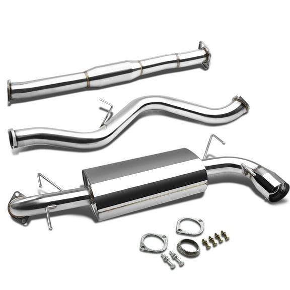 DNA Motoring CBE-WRX085-OE For 2008 to 2014 Subaru Impreza WRX Stainless Steel Catback Exhaust System 5-Door 09 10 11 12 13