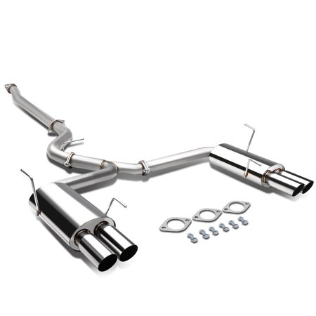 DNA Motoring For 15-20 Subaru Impreza WRX STI GK/GT Complete Catback Exhaust Muffler System