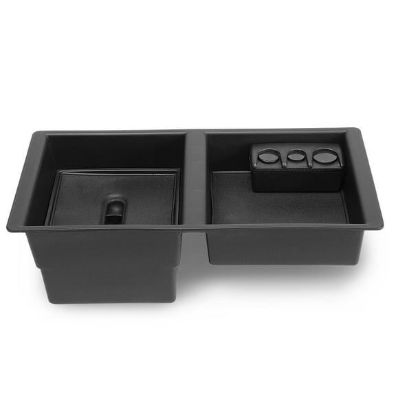 DNA Motoring CECON-GM For 2014 to 2018 Chevy Silverado Tahoe Suburban GMC Sierra Yukon ABS Center Console Organizer Insert Tray 15 16 17