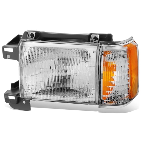 DNA Motoring For 87-91 Ford F150 F250 F350 Bronco Driver Left LH Side Headlight Lamp Replacement