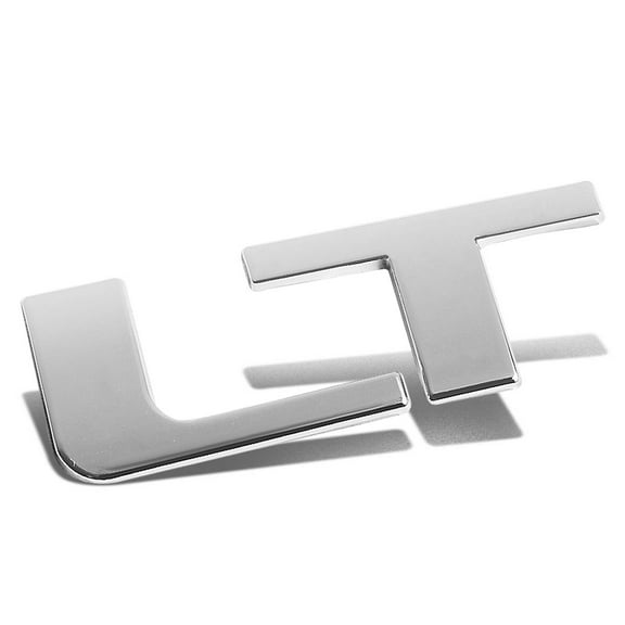 DNA Motoring EM-L-LT 3D Letter Metal Emblem LT Badge