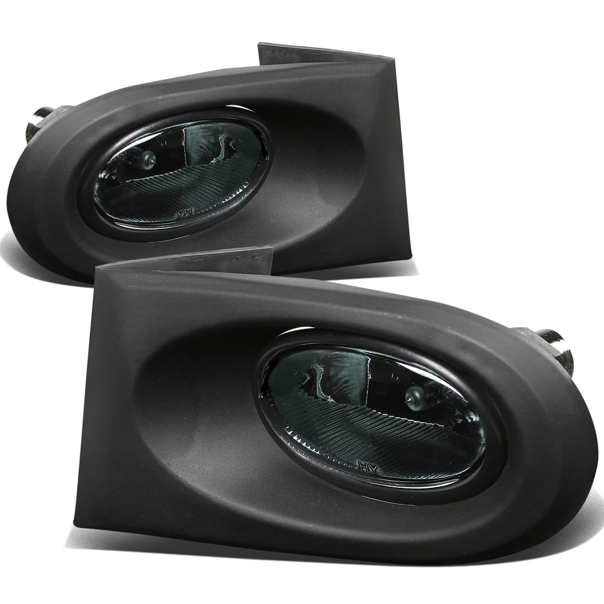 DNA Motoring For 02-04 Acura RSX DC5 Smoked Lens Bumper Fog Light Lamps Pair w/Bezel+Wiring Harness+Switch