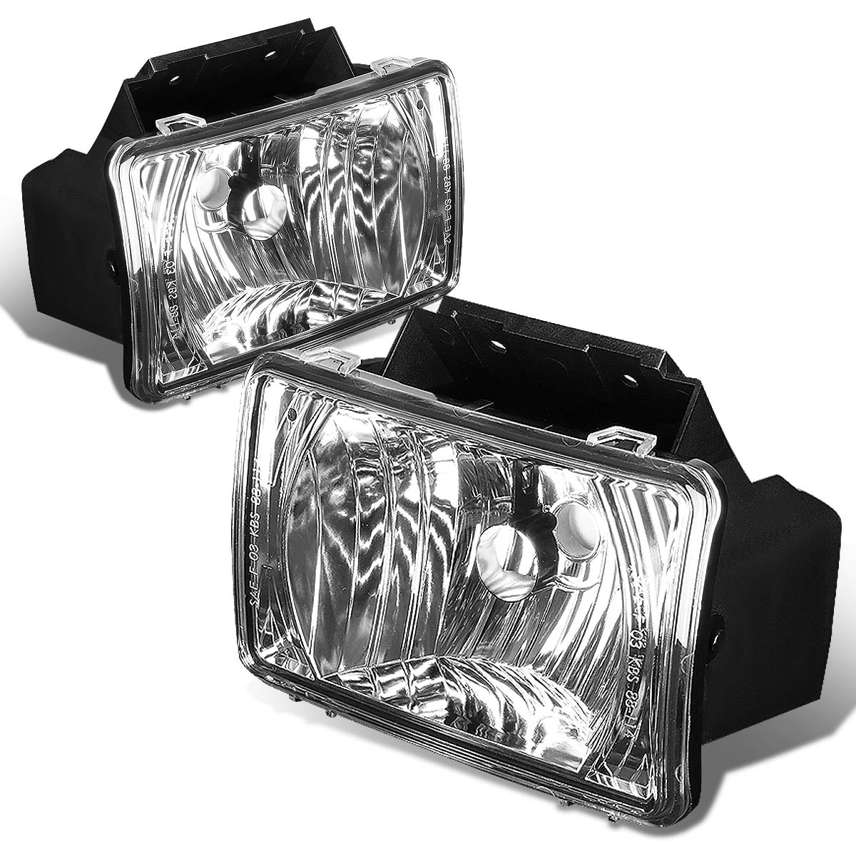 DNA Motoring FL-CCOLO04-CH For 2004 to 2012 Chevy Colorado GMC Canyon/Isuzu i290 i370 Front Bumper Driving Fog Light Clear Lens 05 06 07 08 09 10 11