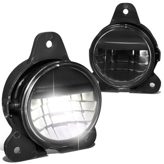 DNA Motoring For 2018-2020 Volvo VNR 300 400 640 Full LED Front Bumper Fog Light Lamps Pair Black