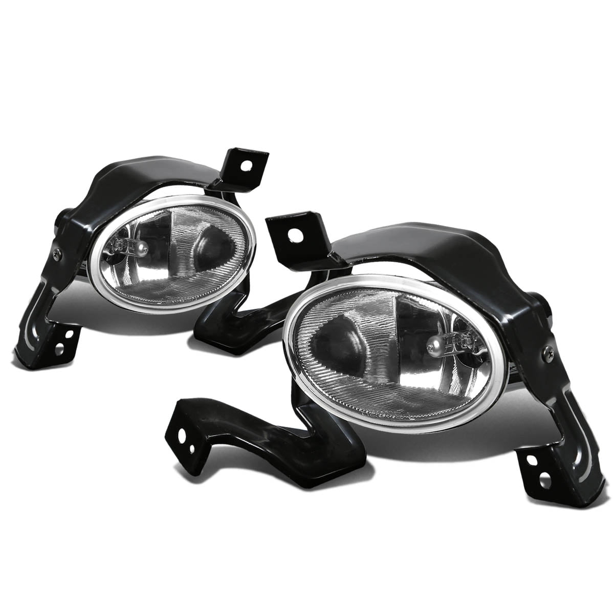 Clear Lens Fog Light Kit For 2010-2011 Honda CR-V - Includes Switch & Halogen Bulbs