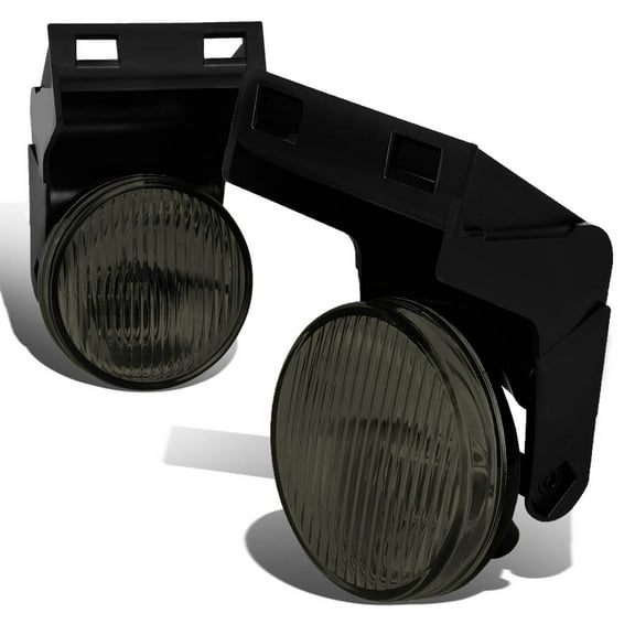DNA Motoring FL-NS020-SM For 1994 to 2002 Dodge Ram Truck 1500 2500 3500 Pair Front Bumper Driving Fog Light Lamps Smoked Lens