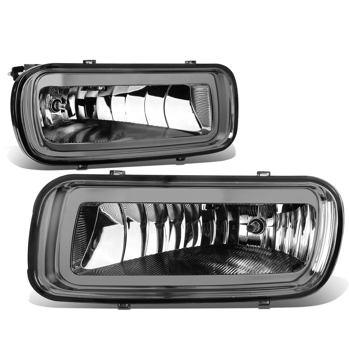 DNA Motoring For 04-06 Ford F150 Lincoln Mark LT Smoked Lens Fog Light Lamps Pair Replacement