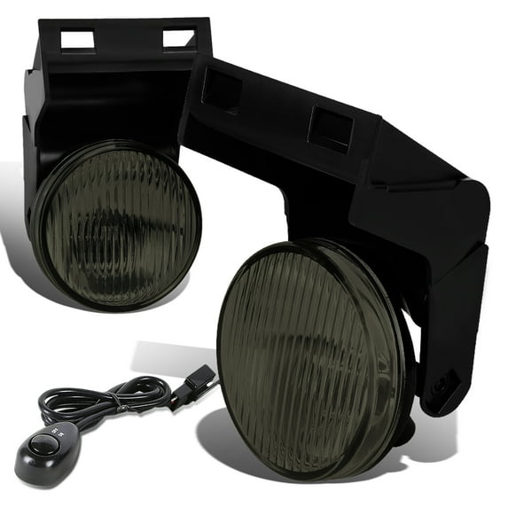 DNA Motoring FL-T020-SM Dodge Ram BR / BE Pair of Bumper Driving Fog Lights + Switch (Smoked Lens) Fits select: 1994-2001 DODGE RAM 1500, 1994-2002 DODGE RAM 2500