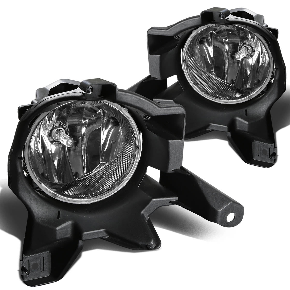DNA Motoring FL-TRAV413-CH For 2013 to 2016 Toyota RAV4 XA40 Pair Bumper Driving Fog Lights w/Switch (Clear Lens)