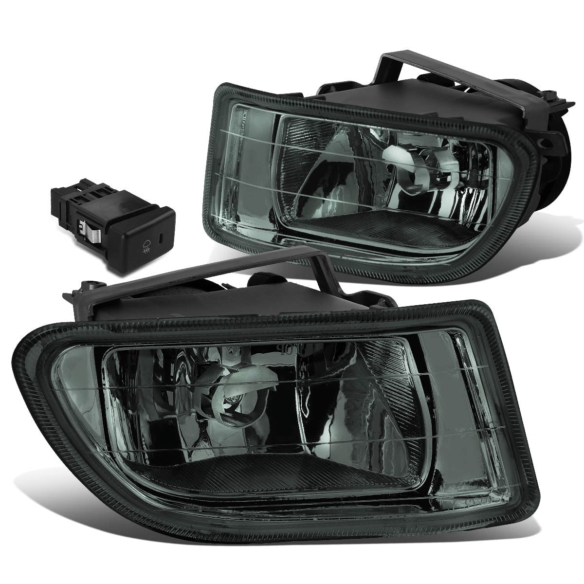 DNA Motoring For 99-04 Honda Odyssey Clear Lens Front Bumper Fog Lights W Switch Clear Lens 00 01 02 03 DNA Motoring For 99-04 Honda Odyssey Clear Lens Front Bumper Fog Lights W Switch Clear Lens 00 01 02 03