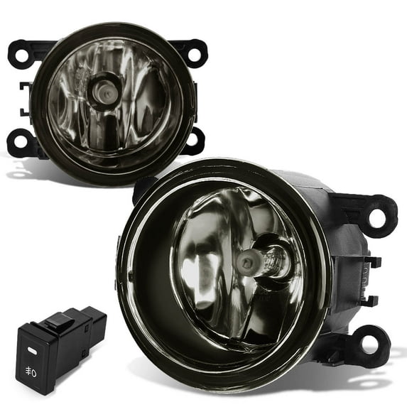 DNA Motoring FL-ZTL-135-SM For 2006 to 2014 Suzuki Grand Vitara / SX4 Sedan Pair Fog Lights + Wiring Kit + Switch (Smoked Lens) 07 08 09 10 11 12 13