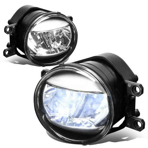 DNA Motoring FL-ZTL-172-CH For 2006 to 2013 Toyota Avalon/Camry/Toyota Corolla LED Fog Light Lamp Matrix/Prius/RAV4 Lexus GS350/GS450h/LX570/RX450h Clear 07 08 09 10 11 12