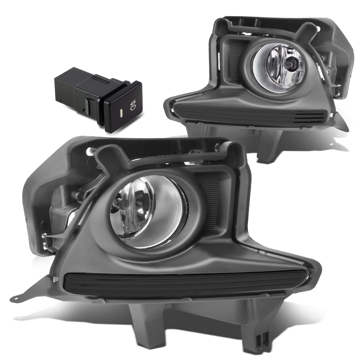Fit For 2013 2014 2015 2016 Highlander Fog Light With LED Bar Wiring Harness Switch Bumper Lamp Kit Wfl7016