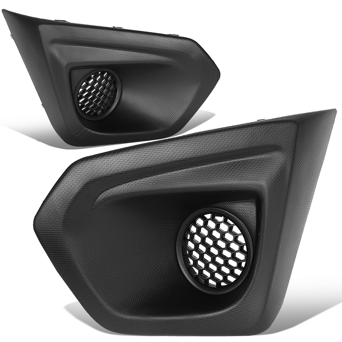 DNA Motoring Fog Light Bezel Covers for 12-14 Subaru Impreza, 1.32 lbs