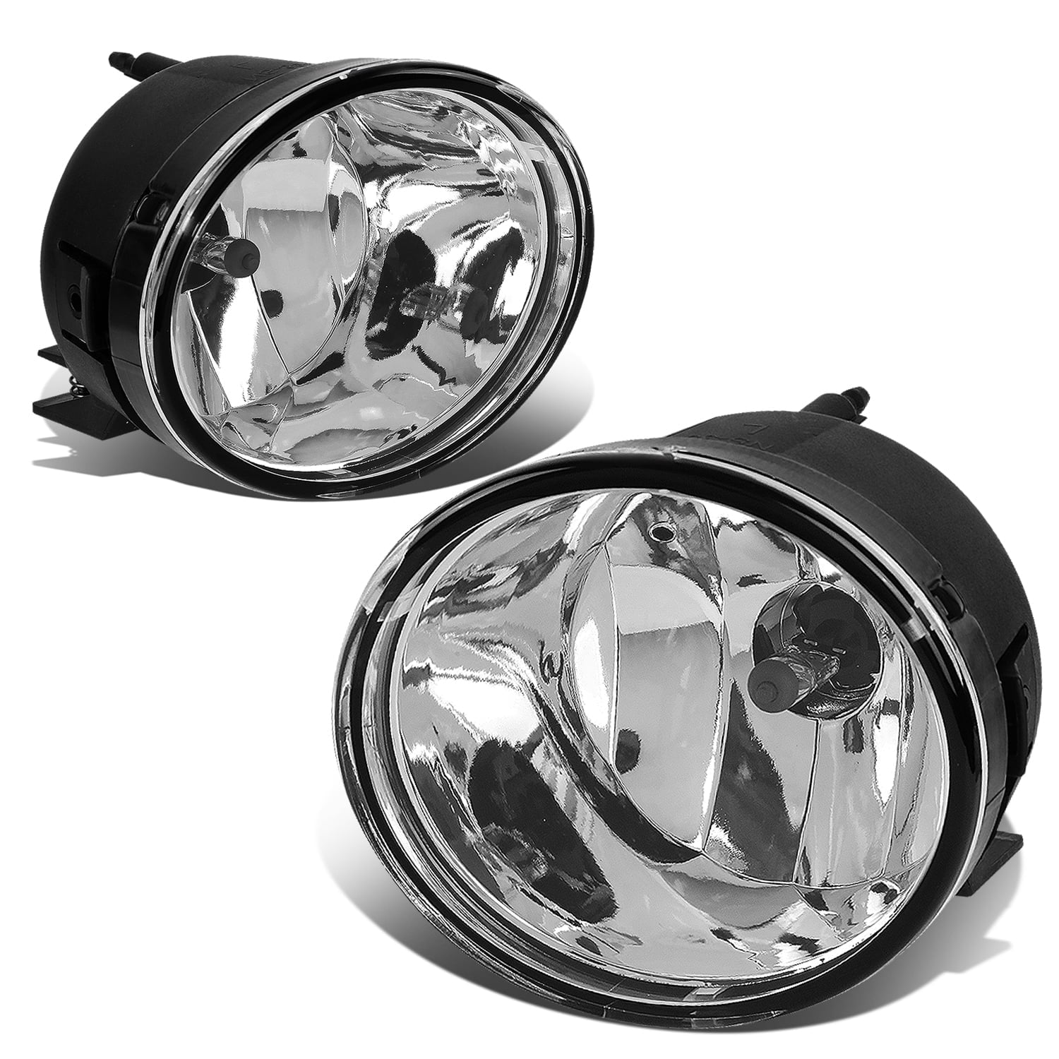 DNA Motoring For 05-15 Nissan Titan Armada Clear Lens Front Bumper Fog Light Lamps Pair