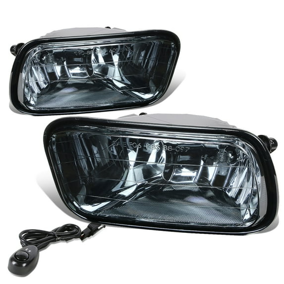 DNA Motoring FL-ZTL-808-SM For 2009 to 2012 Dodge Ram DS / DJ Pair Bumper Driving Fog Lights + Switch (Smoke Lens) 10 11