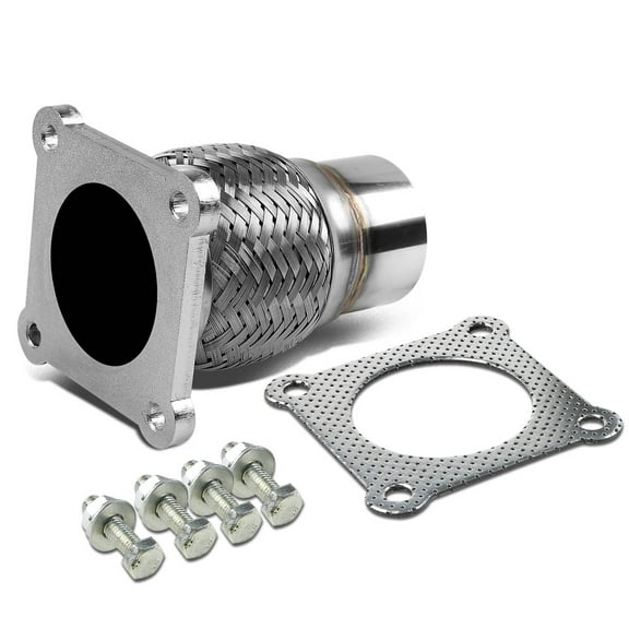 DNA Motoring FXP-DN00 Dodge/Chrysler/Plymouth 2.66" 4-Bolt Exhaust Catalytic Converter Repair Flex Pipe - 1st Gen Fits select: 2001-2005 DODGE NEON, 2000 CHRYSLER NEON
