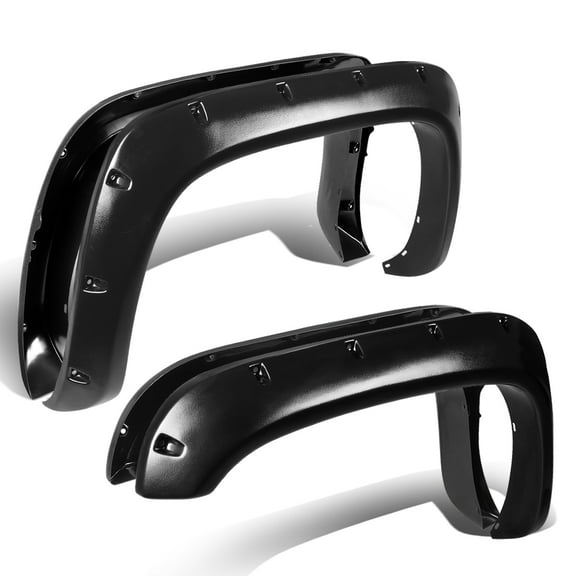 DNA Motoring Fender Flares for 94-01 Dodge Ram Grain Textured Pocket-Riveted Style, Black Fits select: 1994-2001 DODGE RAM 1500, 1994-2002 DODGE RAM 2500