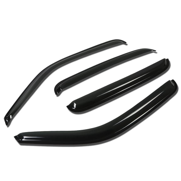 DNA Motoring For 00-06 Tahoe Yukon 4Dr Smoke Tint Window Visor Wind Deflector Vent Rain Guard