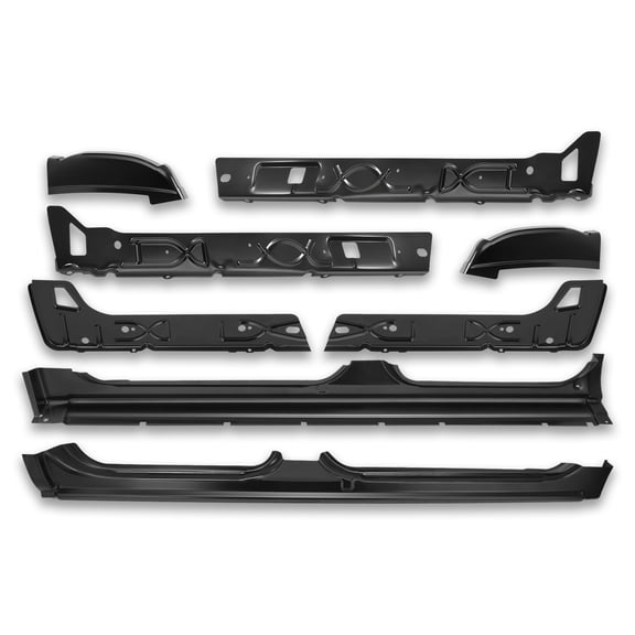 DNA Motoring For 2001-2007 Chevy Silverado GMC Sierra Crew Cab Inner & Outer Rocker Panels
