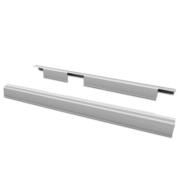 DNA Motoring For 2009-2014 Ford F150 Truck Crew Cab Rocker Panels Stamped Steel Pair L+R