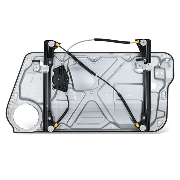 DNA Motoring Front Left Driverside Power Window Regulator / Door Panel Without Motor for 1998-2011 Volkswagen Beetle Hatchback