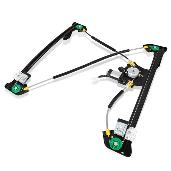 DNA Motoring Front Right Passenger Power Window Regulator Motor Assembly for 2004-2008 Ford F150 Lobo Extended Cab