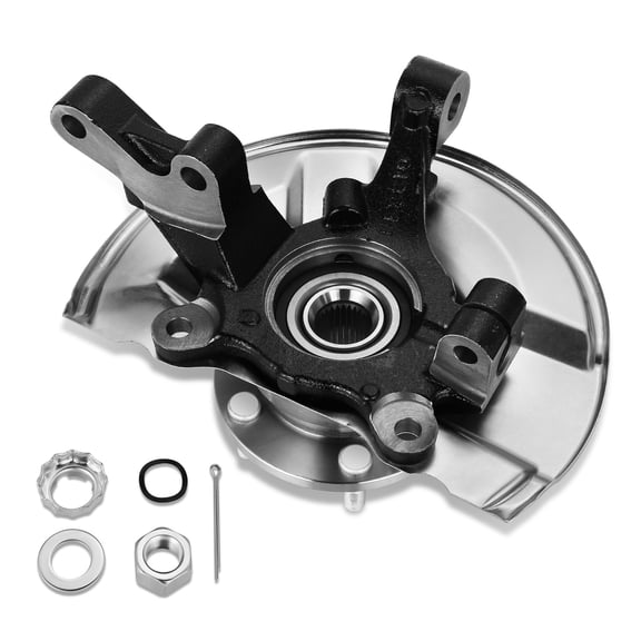 DNA Motoring Front Right Steering Knuckle & Bearing Assembly for 07-17 Jeep Compass Patriot