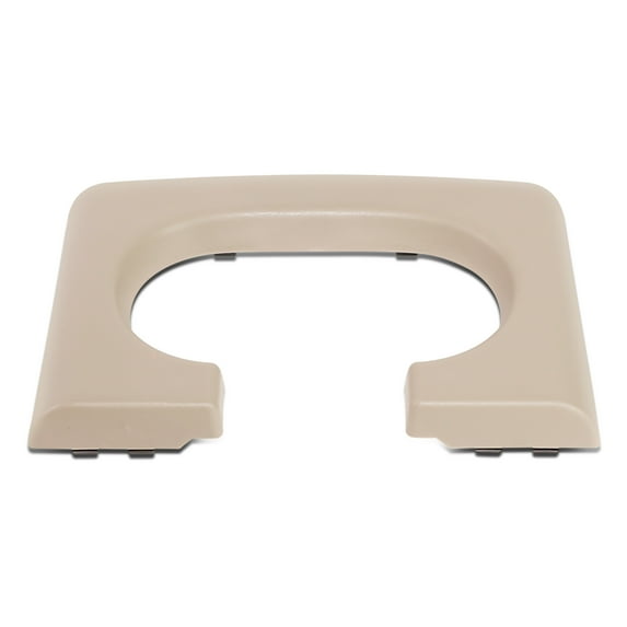 DNA Motoring For 04-14 Ford F150 Bench Seat Center Console Cup Holder Arm Rest Trim Pad Beige