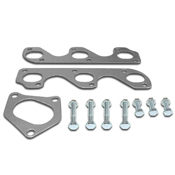 DNA Motoring GKTSET-FR90+Y For 1990 to 1994 Ford Ranger / Explorer / Mazda Navajo / B4000 4.0L V6 Aluminum Exhaust Manifold Header Gasket Set 91 92 93
