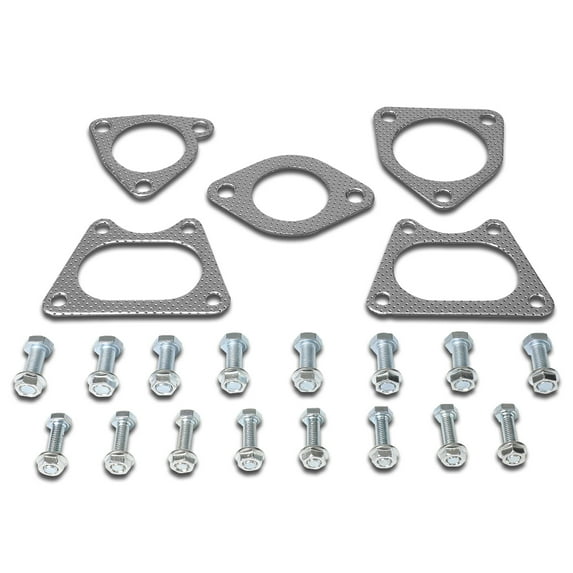 DNA Motoring GKTSET-HA03-V6 For 2003 to 2007 Honda Accord 3.0L V6 Aluminum Exhaust Manifold Header Gasket Set 04 05 06