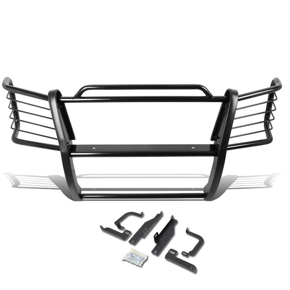 DNA Motoring For 03-07 Chevy Silverado 2500 HD 3500 Black Steel Full Front End Bumper Brush Grille Guard