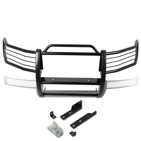 DNA Motoring GRILL-G-027-BK For 1997 to 1998 Ford Expedition / F150 / F250 4WD Front Bumper Protector Brush Grille Guard (Black)