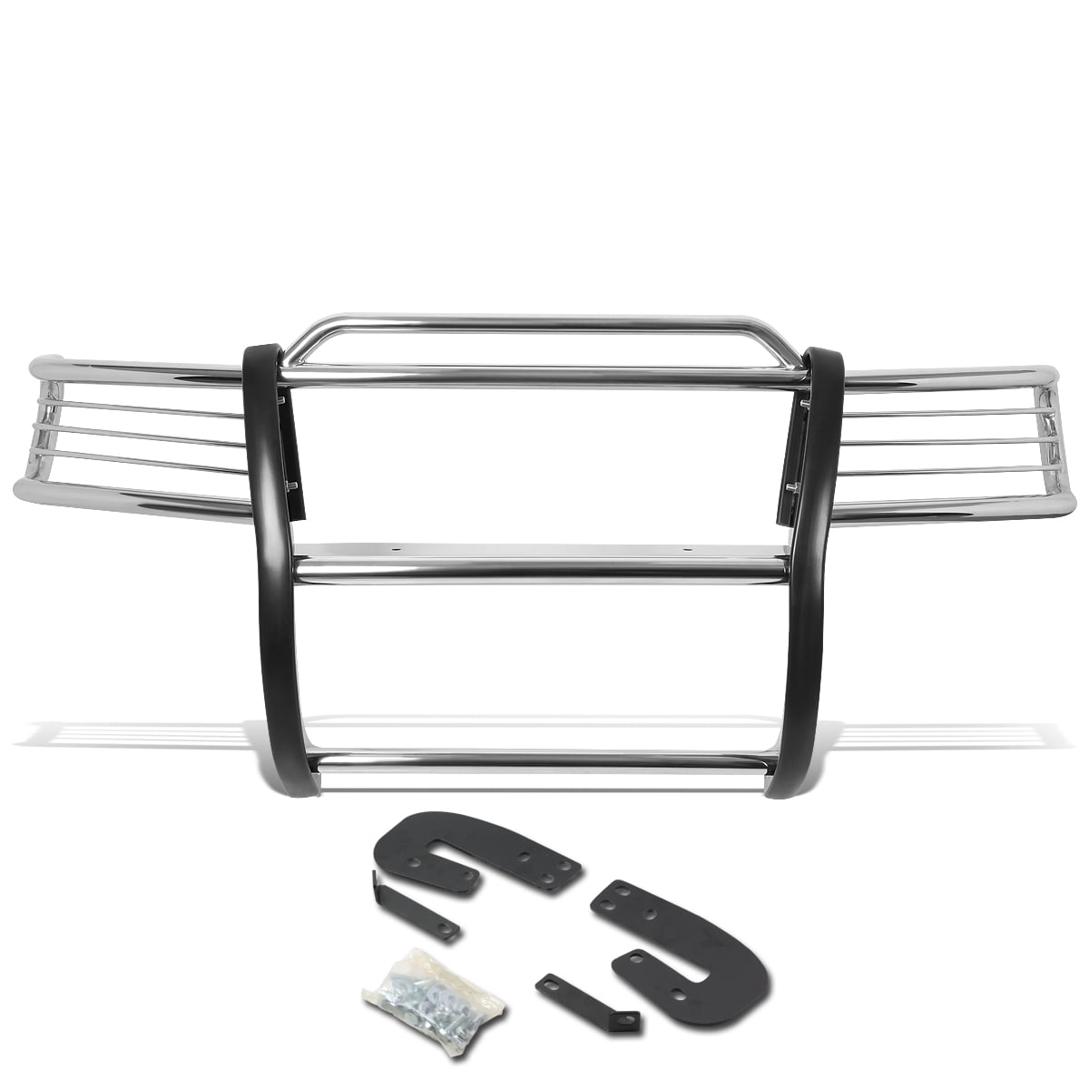 DNA Motoring GRILLG051SS For 2002 to 2004 Nissan Xterra WD22 Front