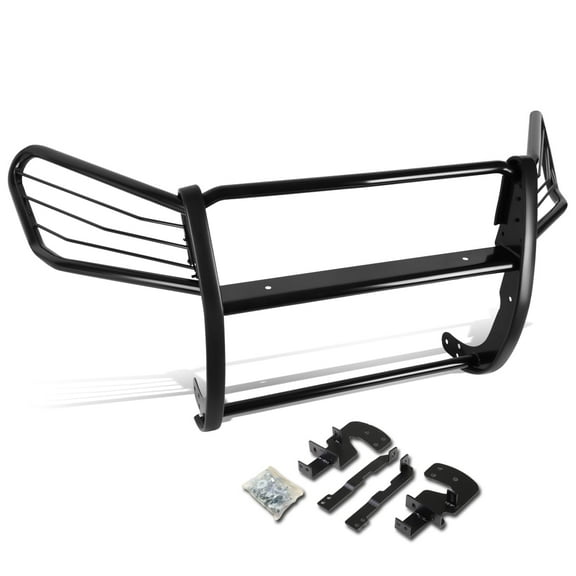 DNA Motoring For 03-09 Toyota 4Runner N210 Black Coated Mild Steel Full Front End Bumper Brush Grille Guard