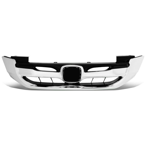 DNA Motoring GRILL-MK-002-CH For 2013 to 2015 Honda Accord Sedan RS Sport Style Front Bumper Upper Grille Chrome 14