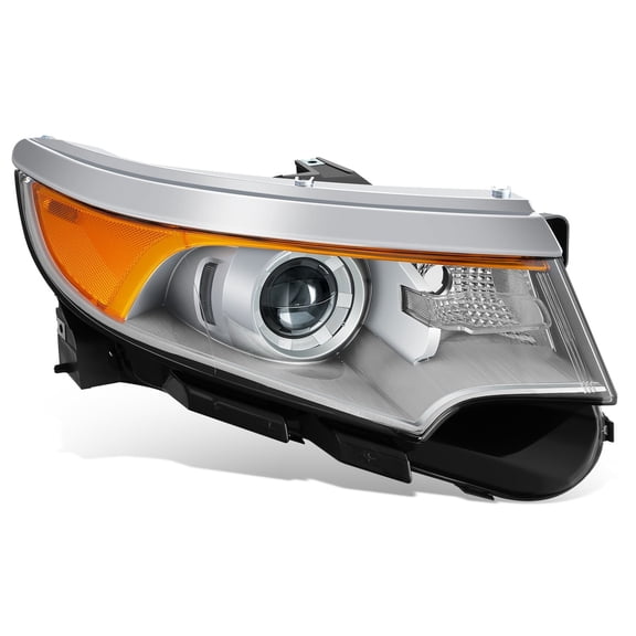 DNA Motoring HID Projector Headlight for 11-14 Ford Edge, Passenger Right Side