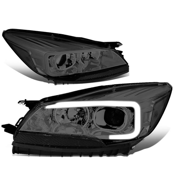 DNA Motoring For 13-16 Ford Escape LED DRL Smoked Clear Corner Projector Headlight Lamps pair