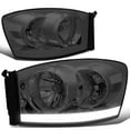 thumbnail image 1 of DNA Motoring Pair LED DRL Smoked Headlight For 06-08 Dodge Ram 1500 2500 3500, 1 of 6