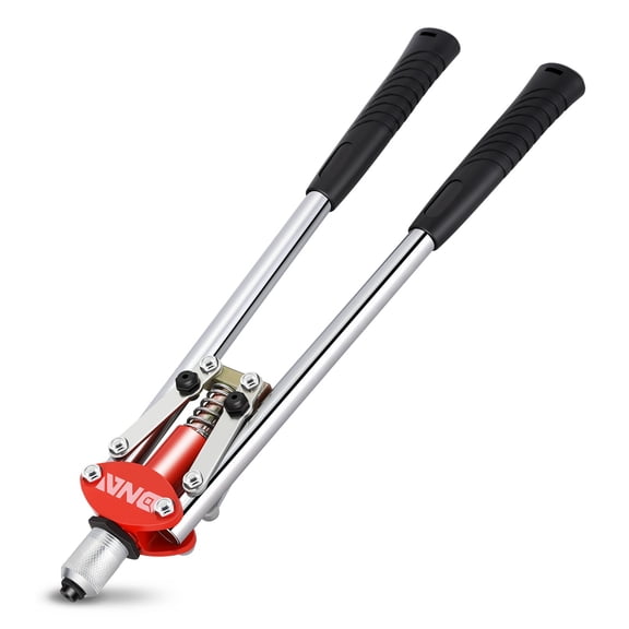 DNA Motoring Heavy Duty 17" Rivet Gun Wrench Tool Kit Set for Riveting Decoration Metal Plate