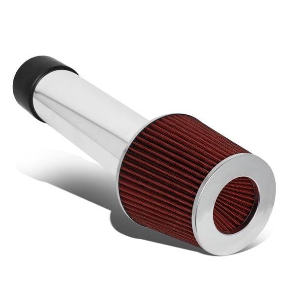 DNA Motoring ITK-0058-RD For 1993 to 1997 Camaro Firebird 1-Piece Aluminum Short Ram Air Intake System Kit w/Red Filter 94 95 96