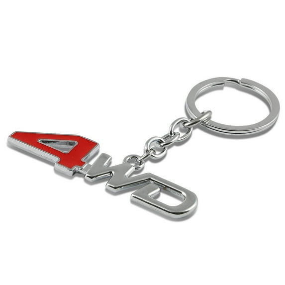 DNA Motoring KEYC-T11 3D Miniature 4WD Letter Style Keychain (Red & Silver)