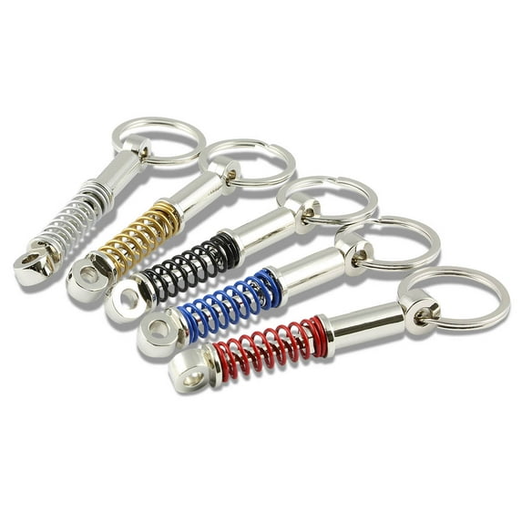 DNA Motoring KEYC-T2-RD 3D Miniature Car Shock Absorber Style Keychain (Red)