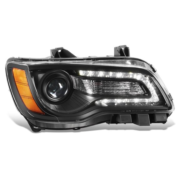 DNA Motoring LED DRL Projector Headlight for 11-14 Chrysler 300, Passenger Right Side