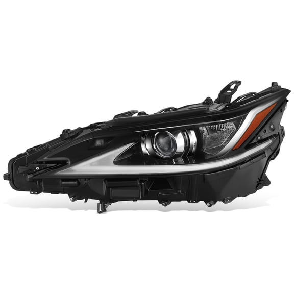 DNA Motoring LED DRL Projector Headlight for 2019-2021 Lexus ES300h ES350, Driver Left Side